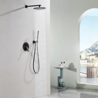 Душевой комплект Black&White Gravity 9105MB чёрный матовый